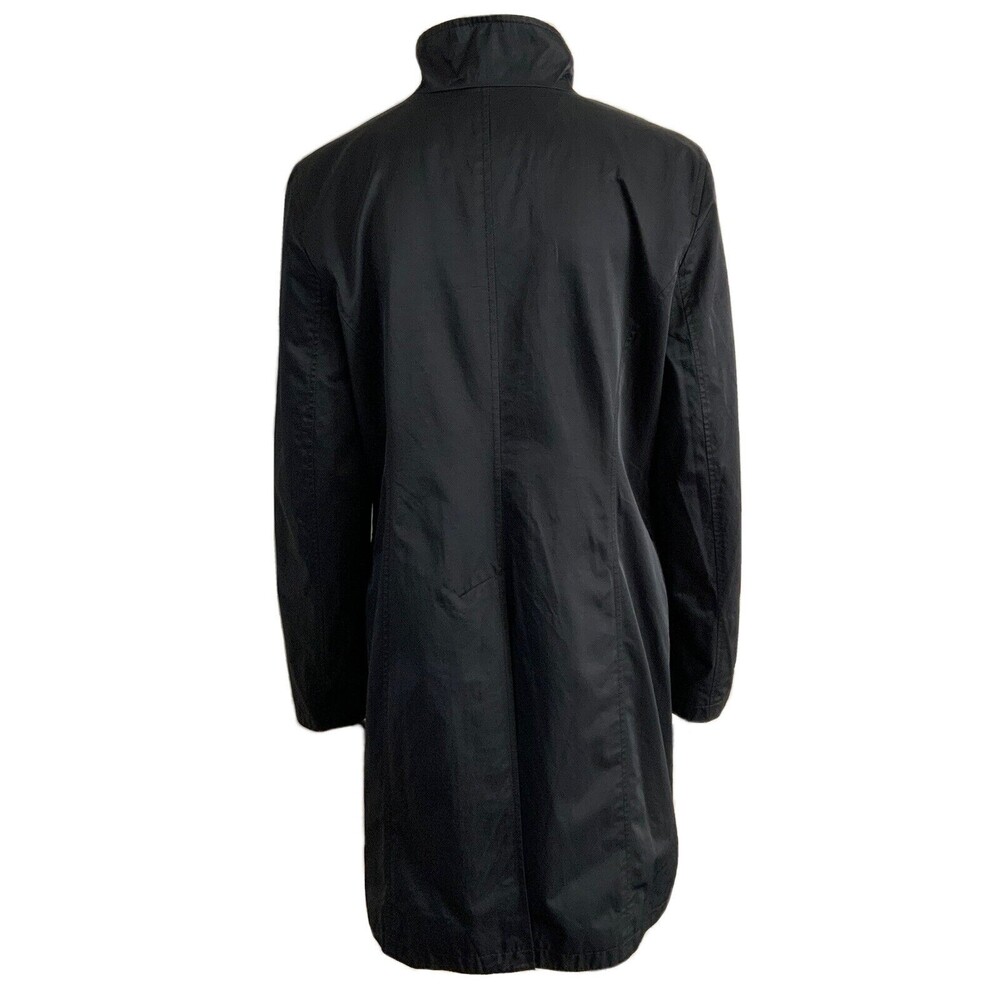 MICHAEL Michael Kors full Zip Long Sleeve Trench Black L - Picture 3 of 12